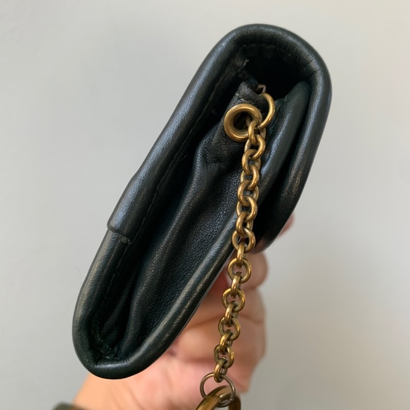 Forest Green Multifunction Purse (7219) Vintage Coach Leather Unisex Wallet - Picture 7 of 15